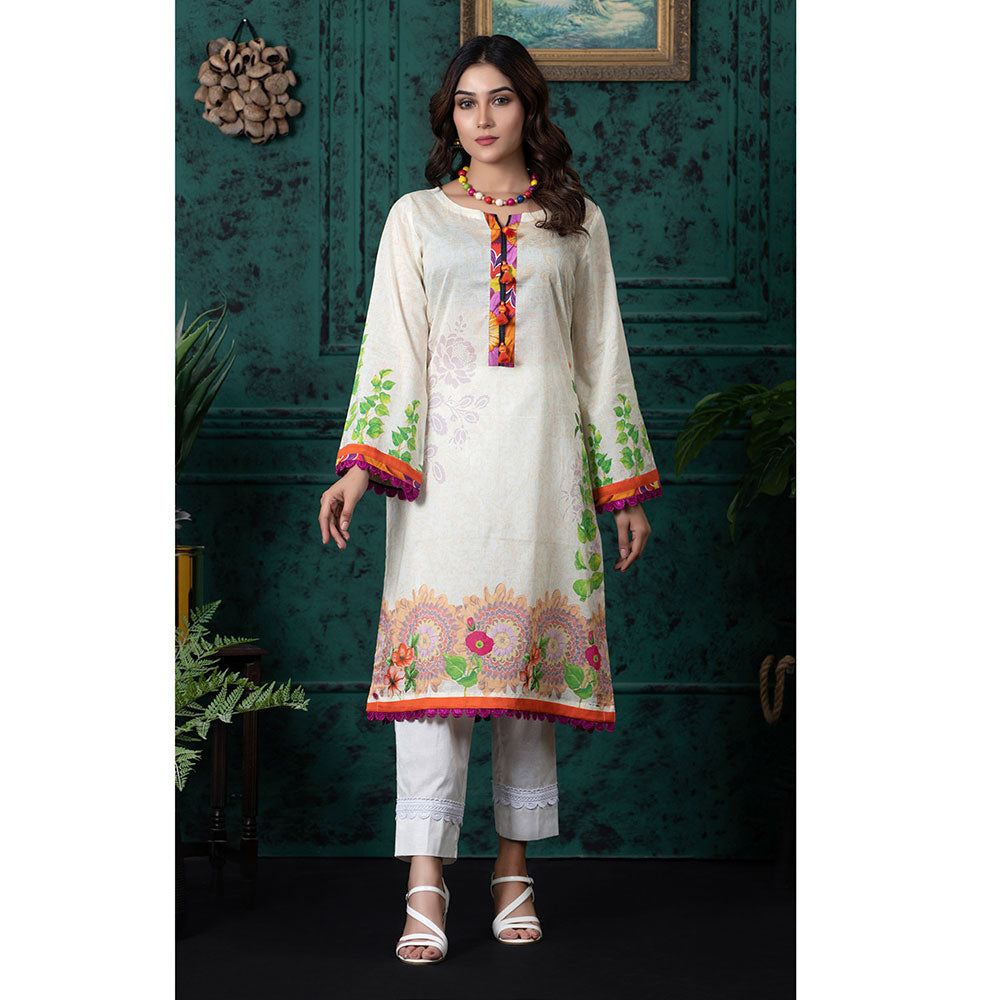 Regalia Digital Printed Un-Stitched Kurti V-1 - 3, Women, Unstitched Kurti, Regalia Textiles, Chase Value