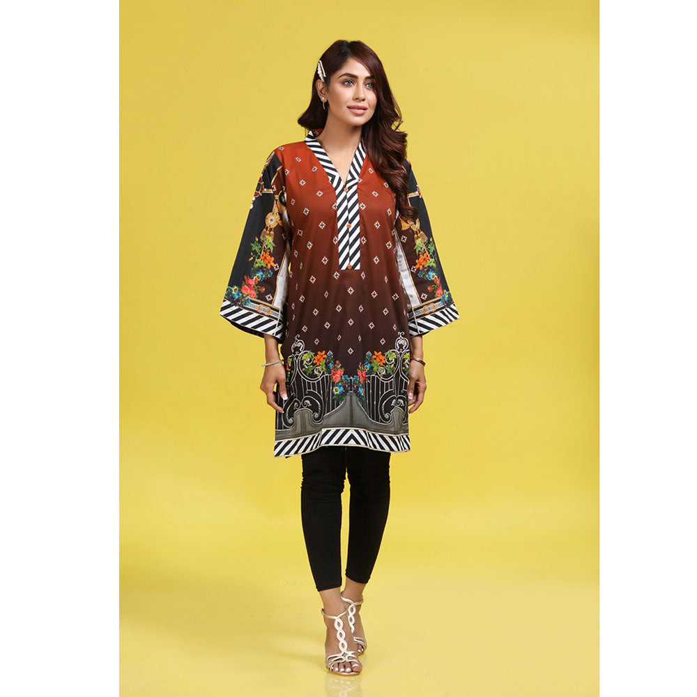 Regalia Tunic Printed Cambric Lawn Un-Stitched Kurti Vol 4 - 03, Women, Unstitched Kurti, Regalia Textiles, Chase Value