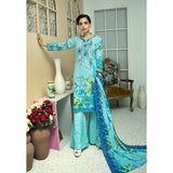 Zebtan Embroidered Cotton 3 Pieces Un-Stitched Suit Vol 01 - 03, Women, 3Pcs Shalwar Suit, Rujhan Textiles, Chase Value