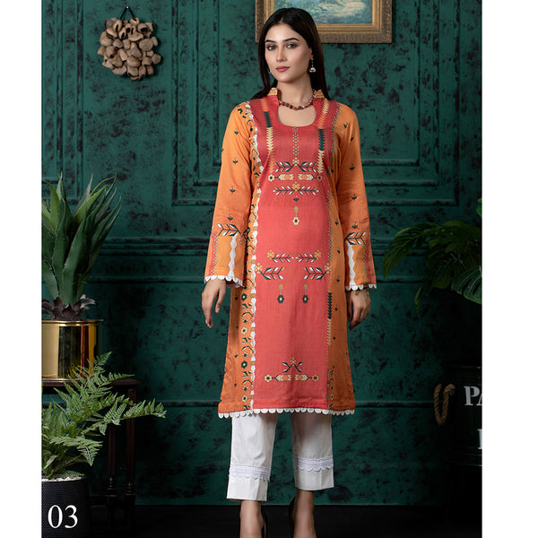 Regalia Digital Printed Unstitched Kurti V-2 - 3, Women, Unstitched Kurti, Regalia Textiles, Chase Value