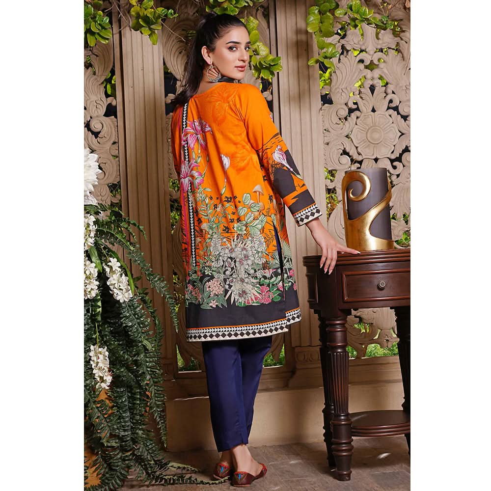 Halime Sultan Unstitched Printed Kurti 3 - V1, Women, Unstitched Kurti, Halime Sultan, Chase Value