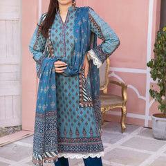 Aisha Alishba Lawn 3Pcs Unstitched Suit - 4, Women, 3Pcs Shalwar Suit, VS Textiles, Chase Value