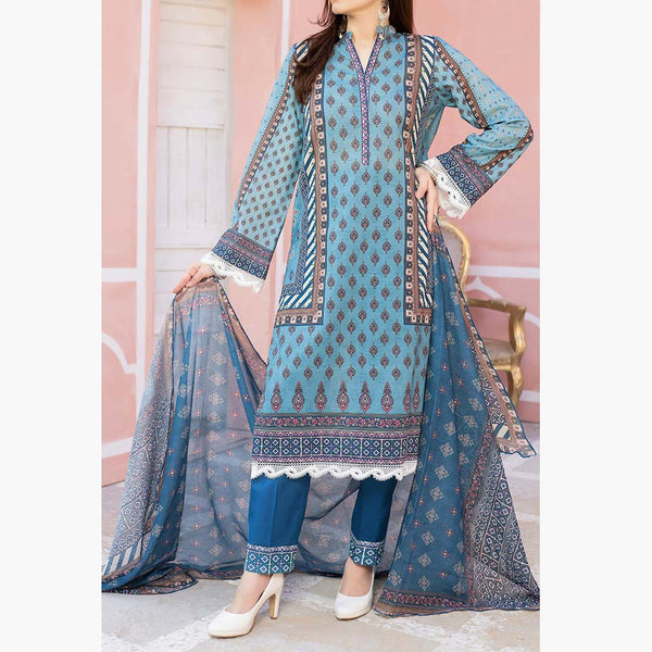 Aisha Alishba Lawn 3Pcs Unstitched Suit - 4, Women, 3Pcs Shalwar Suit, VS Textiles, Chase Value