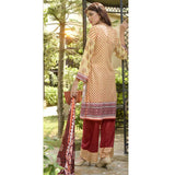 Three Star Printed Cotton 3 Pcs Un-Stitched Suit - 4 A, Women, 3Pcs Shalwar Suit, Al Dawood Textiles, Chase Value