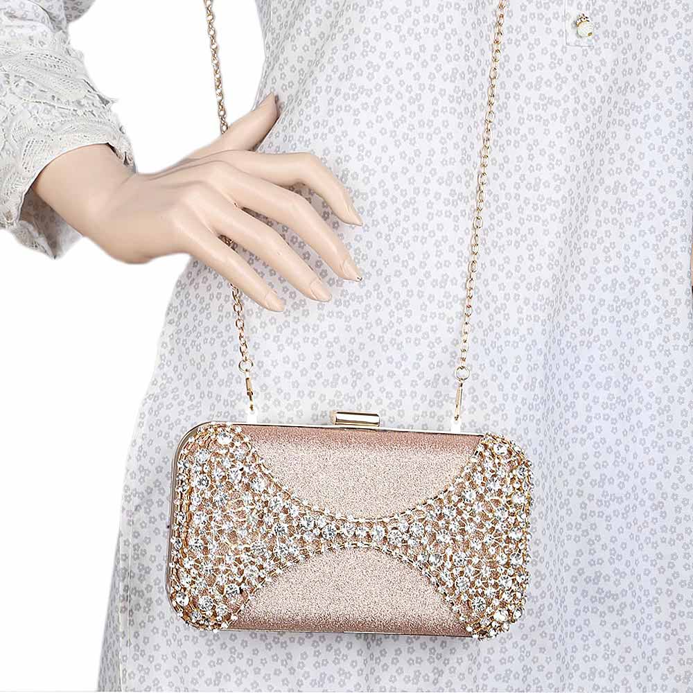Women's Bridal Clutch - Rose Gold, Women, Clutches, Chase Value, Chase Value