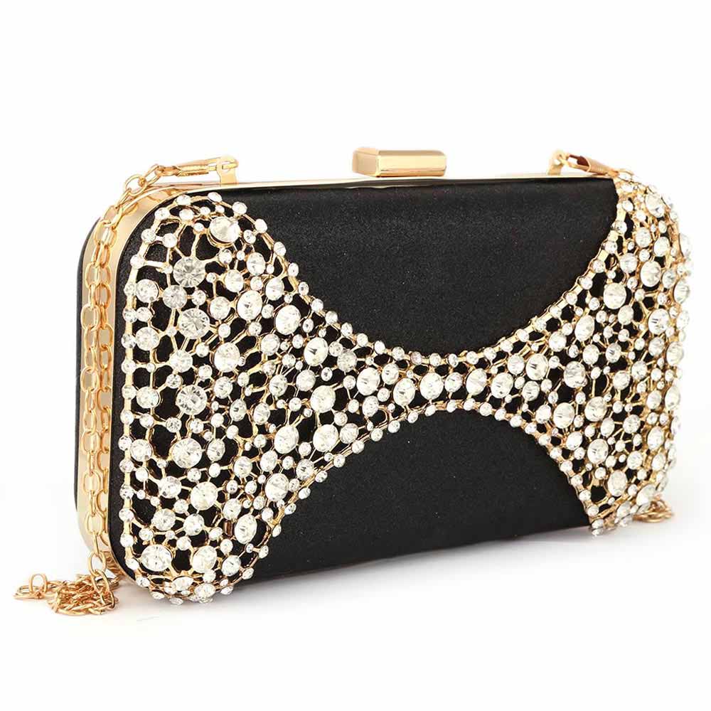 Women's Bridal Clutch - Black, Women, Clutches, Chase Value, Chase Value