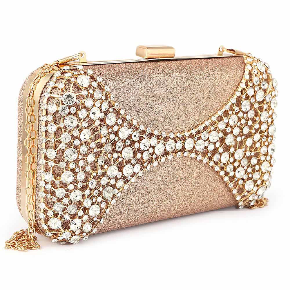 Women's Bridal Clutch - Rose Gold, Women, Clutches, Chase Value, Chase Value