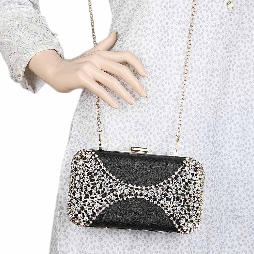 Women's Bridal Clutch - Black, Women, Clutches, Chase Value, Chase Value