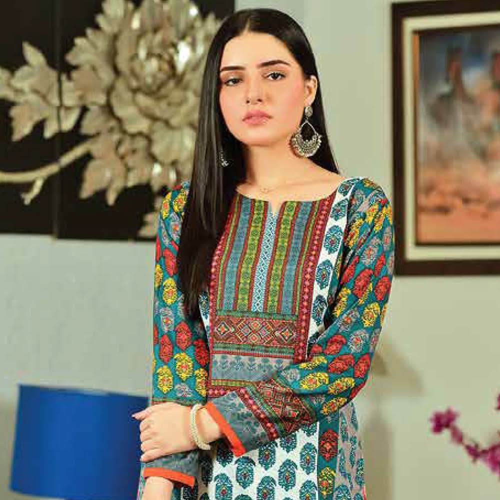 Malai Unstitched 3Pcs Suit - 004, Women, 3Pcs Shalwar Suit, Chase Value, Chase Value