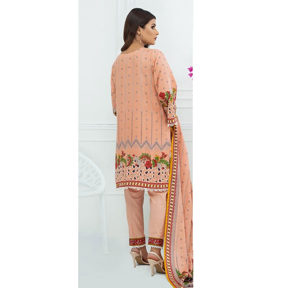 Sahil Printed Cotton 3 Pcs Un-Stitched Suit Vol 3 - 05, Women, 3Pcs Shalwar Suit, ZS Textiles, Chase Value
