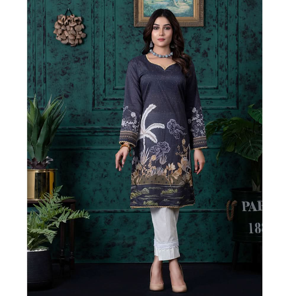 Regalia Digital Printed Un-Stitched Kurti V-1 - 6, Women, Unstitched Kurti, Regalia Textiles, Chase Value