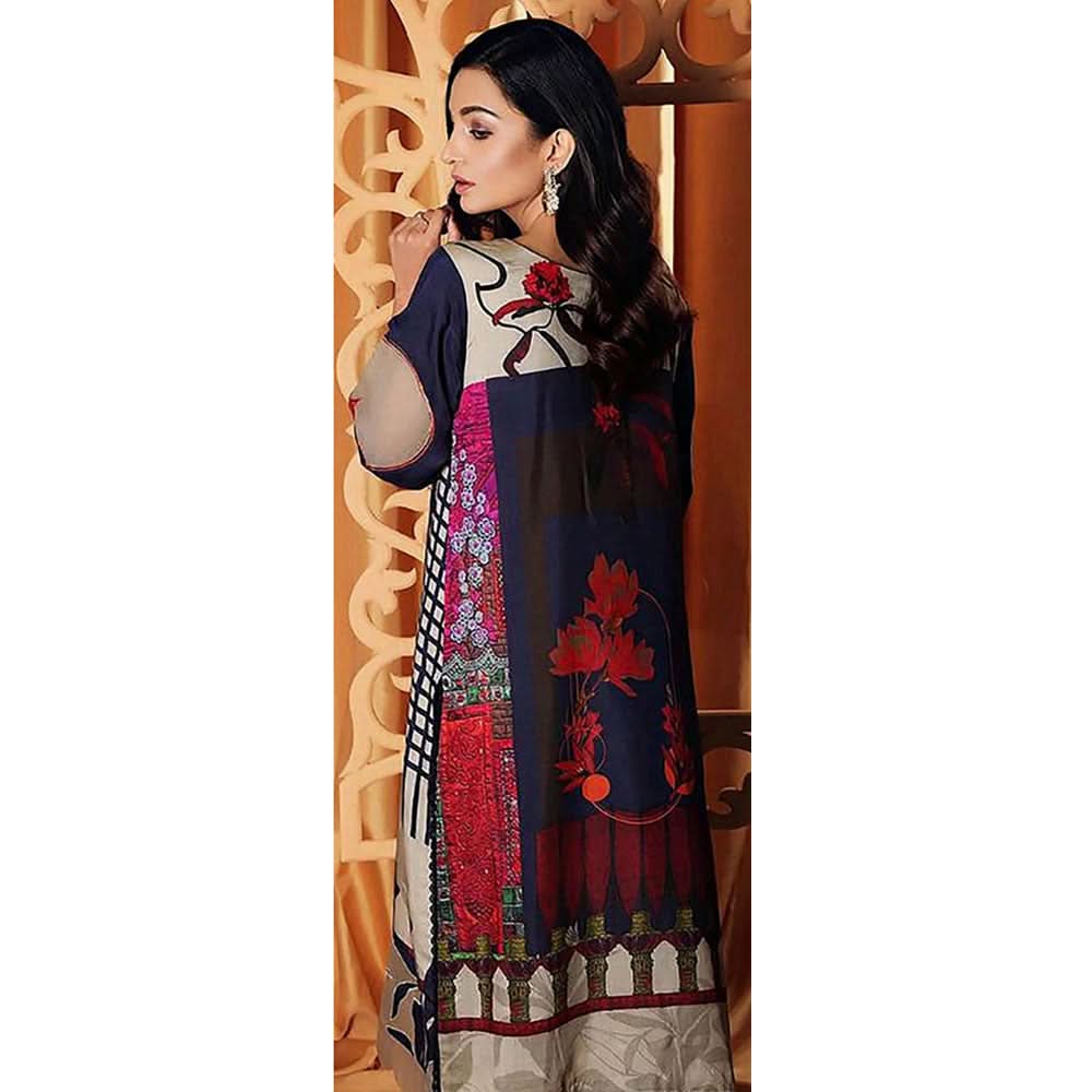 BIN HAMEED Printed Embroidered unstitched 3pc Suit V-9, Women, 3Pcs Shalwar Suit, Rana Arts, Chase Value