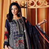 BIN HAMEED Printed Embroidered unstitched 3pc Suit V-9, Women, 3Pcs Shalwar Suit, Rana Arts, Chase Value