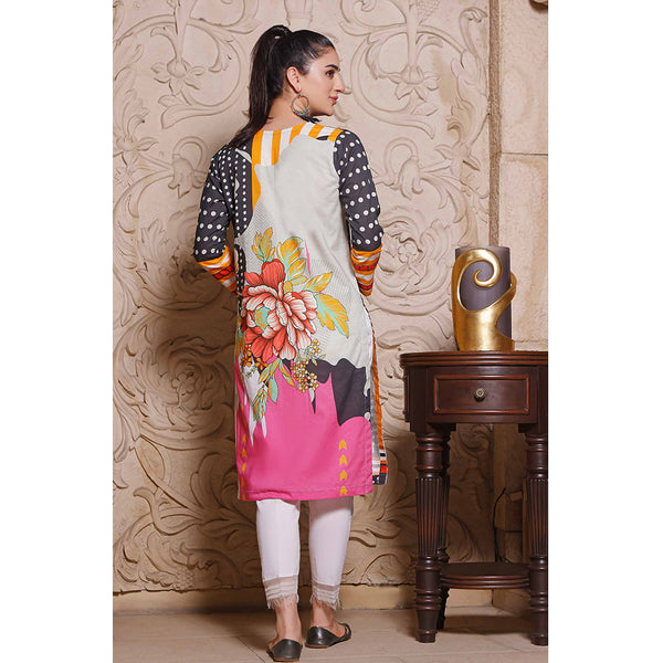 Halime Sultan Unstitched Printed Kurti 6 - V1, Women, Unstitched Kurti, Halime Sultan, Chase Value