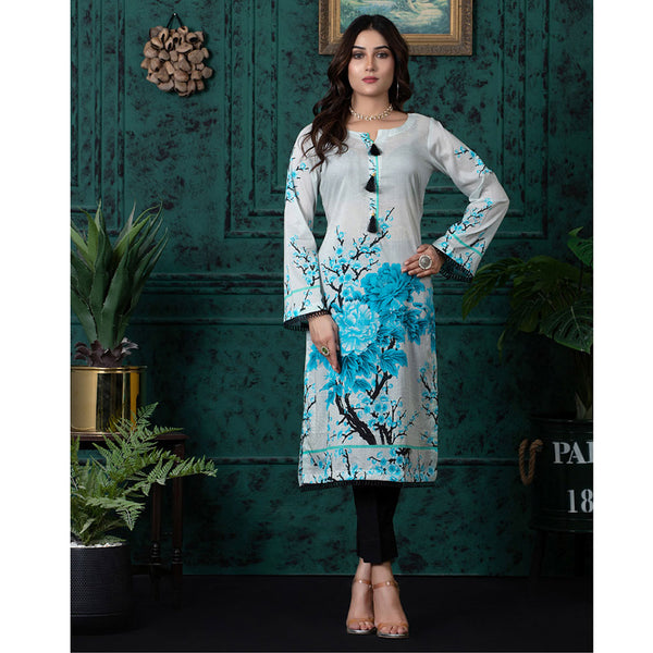 Regalia Digital Printed Un-Stitched Kurti V-1 - 7, Women, Unstitched Kurti, Regalia Textiles, Chase Value