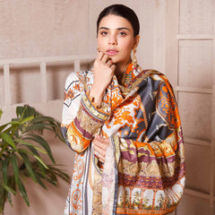 Halime Sultan Digital Printed Lawn 3Pcs Unstitched Suit V1 - 7, Women, 3Pcs Shalwar Suit, Halime Sultan, Chase Value