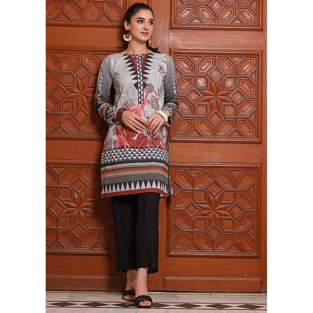 Halime Sultan Unstitched Printed Kurti 7 - V1, Women, Unstitched Kurti, Halime Sultan, Chase Value