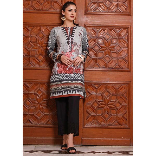 Halime Sultan Unstitched Printed Kurti 7 - V1, Women, Unstitched Kurti, Halime Sultan, Chase Value
