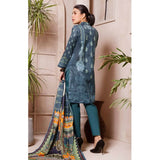 Halime Sultan Digital Printed Lawn 3Pcs Unstitched Suit V1 - 8, Women, 3Pcs Shalwar Suit, Halime Sultan, Chase Value