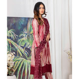 TIE & DYE Printed Cotton 3 Pcs Un-Stitched Suit - 8, Women, 3Pcs Shalwar Suit, ZS Textiles, Chase Value