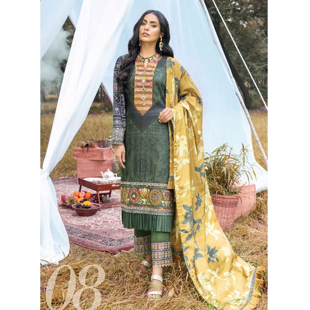 AL Zohaib unstitched 3pc Embroidered Shawl Collection, Women, 3Pcs Shalwar Suit, Al-Zohaib Textiles, Chase Value