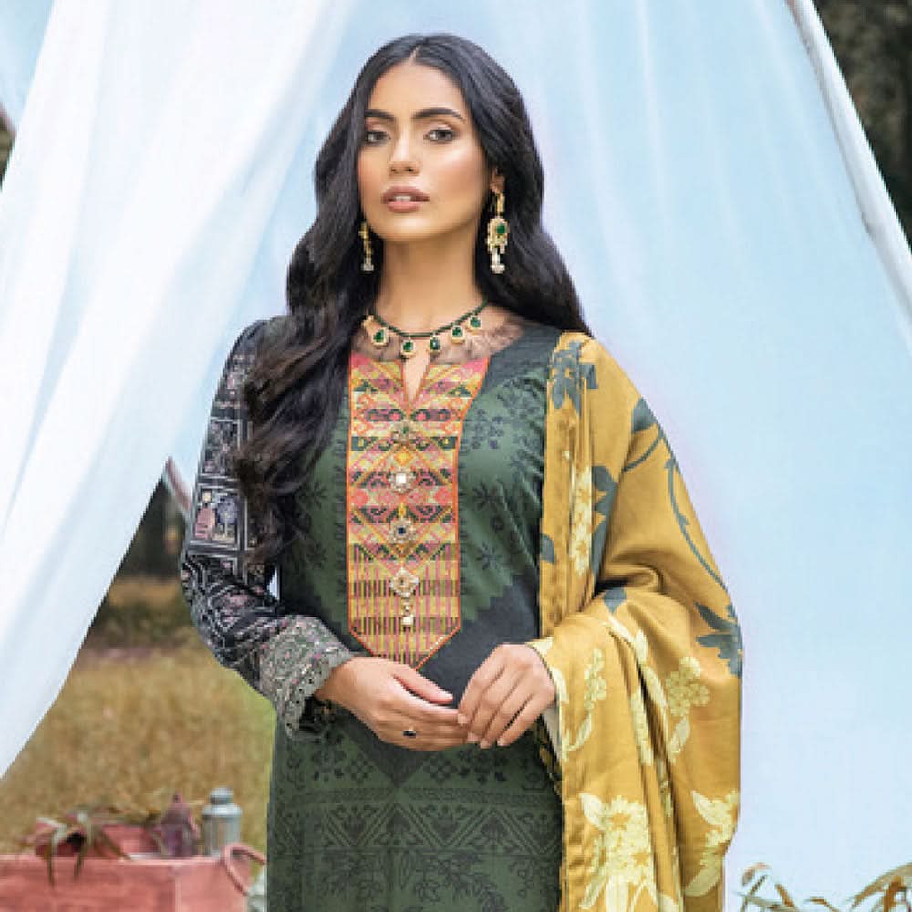 AL Zohaib unstitched 3pc Embroidered Shawl Collection, Women, 3Pcs Shalwar Suit, Al-Zohaib Textiles, Chase Value