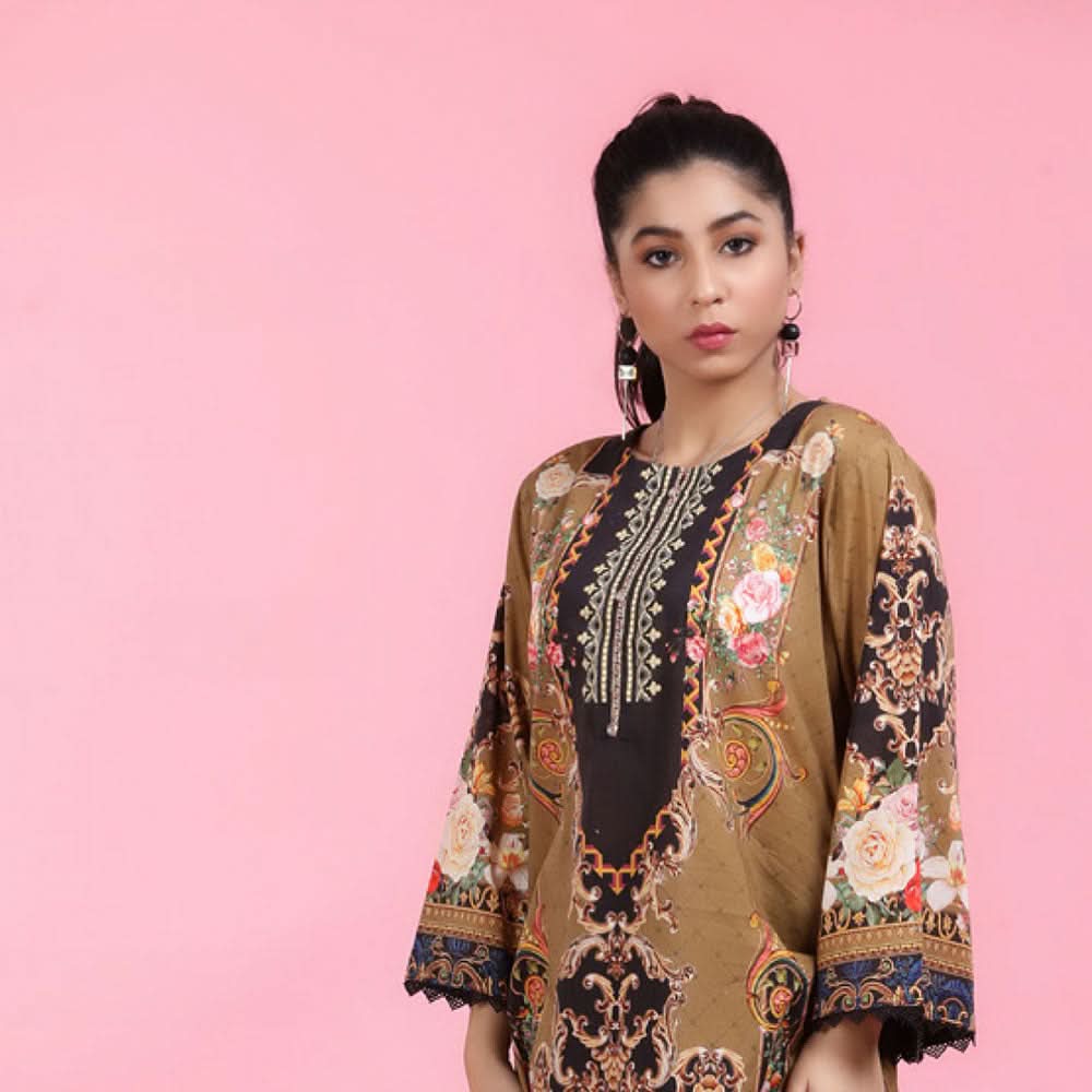 Regalia Tunic Printed Cambric Lawn Unstitched Kurti Vol-03 - (09), Women, Unstitched Kurti, Regalia Textiles, Chase Value