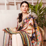 Halime Sultan Digital Printed Lawn 3Pcs Unstitched Suit V1 - 9, Women, 3Pcs Shalwar Suit, Halime Sultan, Chase Value