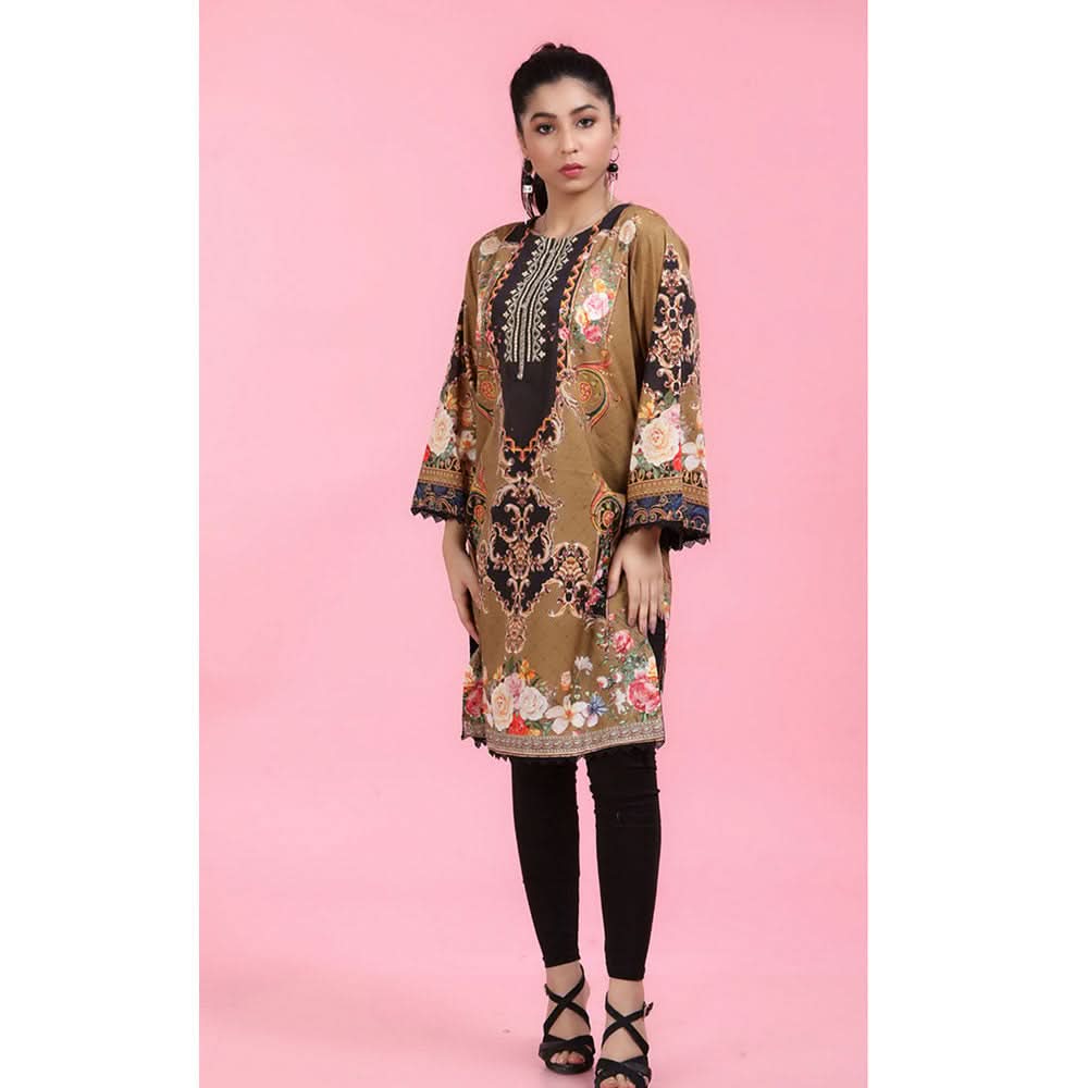 Regalia Tunic Printed Cambric Lawn Unstitched Kurti Vol-03 - (09), Women, Unstitched Kurti, Regalia Textiles, Chase Value
