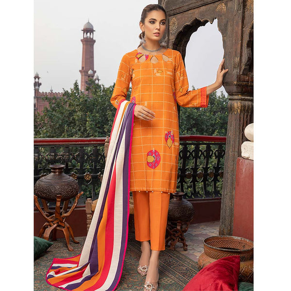 Salina Digital Khaddar Printed 3 Pcs Un-Stitched Suit V-1 - 9, Women, 3Pcs Shalwar Suit, Regalia Textiles, Chase Value