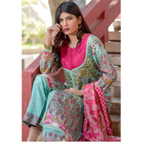 Three Star Printed Lawn 3 Piece Un-Stitched Suit Vol 2 - 9 B, Women, 3Pcs Shalwar Suit, Chase Value, Chase Value
