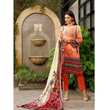 Zavia Digital Printed Lawn 3 Piece Un-Stitched Suit - 09, Women, 3Pcs Shalwar Suit, Fairdeal Textiles, Chase Value