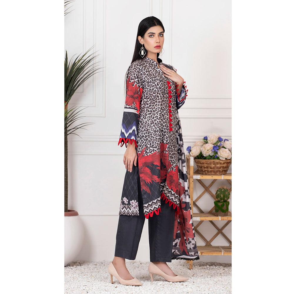 Orchid Mid-Summer Printed unstitched 3pc Cotton Suit, Women, 3Pcs Shalwar Suit, Regalia Textiles, Chase Value