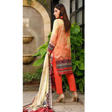 Zavia Digital Printed Lawn 3 Piece Un-Stitched Suit - 09, Women, 3Pcs Shalwar Suit, Fairdeal Textiles, Chase Value