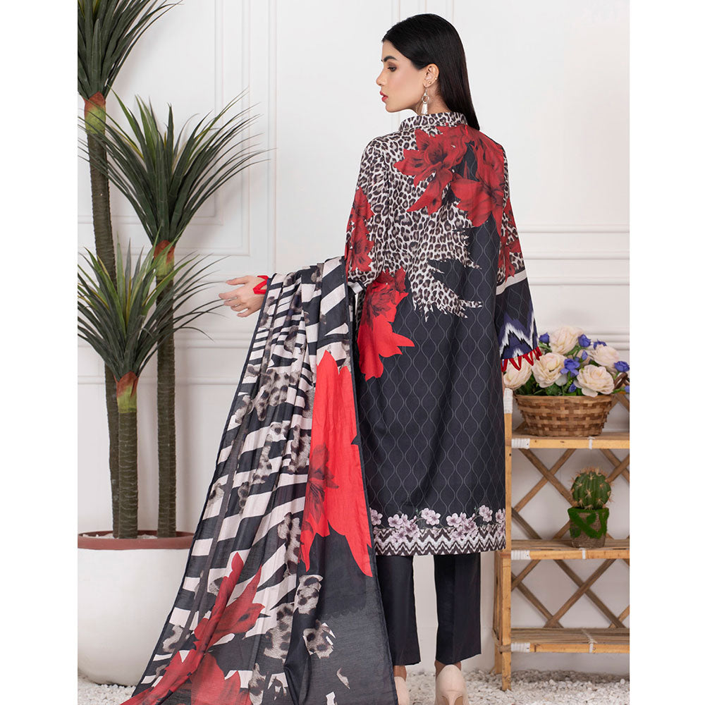 Orchid Mid-Summer Printed unstitched 3pc Cotton Suit, Women, 3Pcs Shalwar Suit, Regalia Textiles, Chase Value