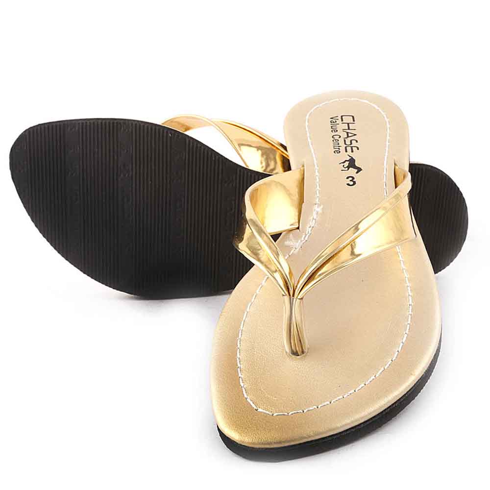 Girls Slippers 501-A - Golden, Kids, Girls Slippers, Chase Value, Chase Value