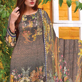 Saqaffat Digital Printed Dhanak 3 Pcs Un-Stitched Suit - 01, Women, 3Pcs Shalwar Suit, Ulfat Textile, Chase Value