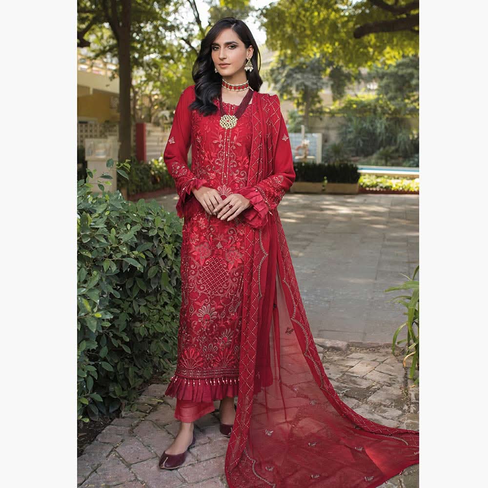Schick Eman Embroidered Lucxury 3Pcs Unstitched Suit - 1, Women, 3Pcs Shalwar Suit, Schick Creation, Chase Value