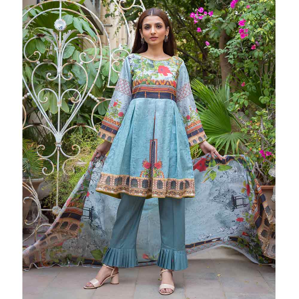 Digital Printed Karandi 3 Piece Un-Stitched Suit - 01, Women, 3Pcs Shalwar Suit, Regalia Textiles, Chase Value