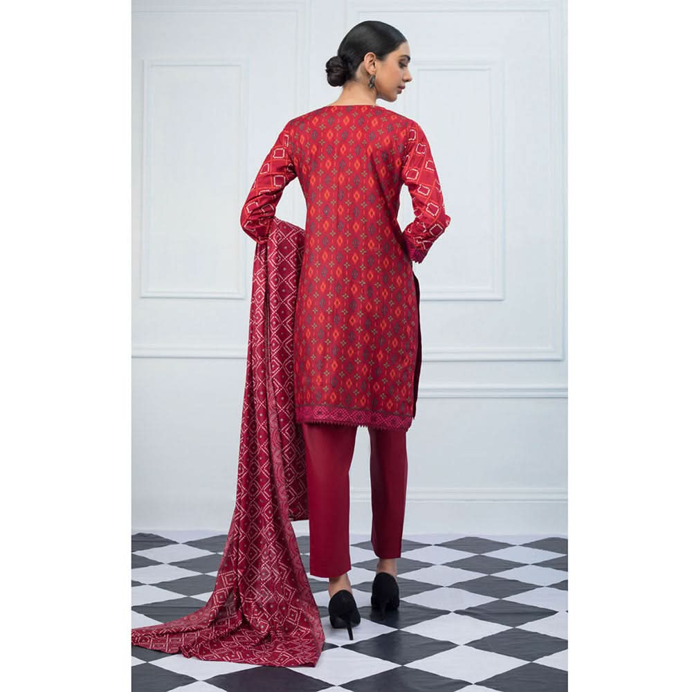 Signature Icon Printed Lawn 3 Piece Un-Stitched Suit Vol 2 - 1 A, Women, 3Pcs Shalwar Suit, ZS Textiles, Chase Value