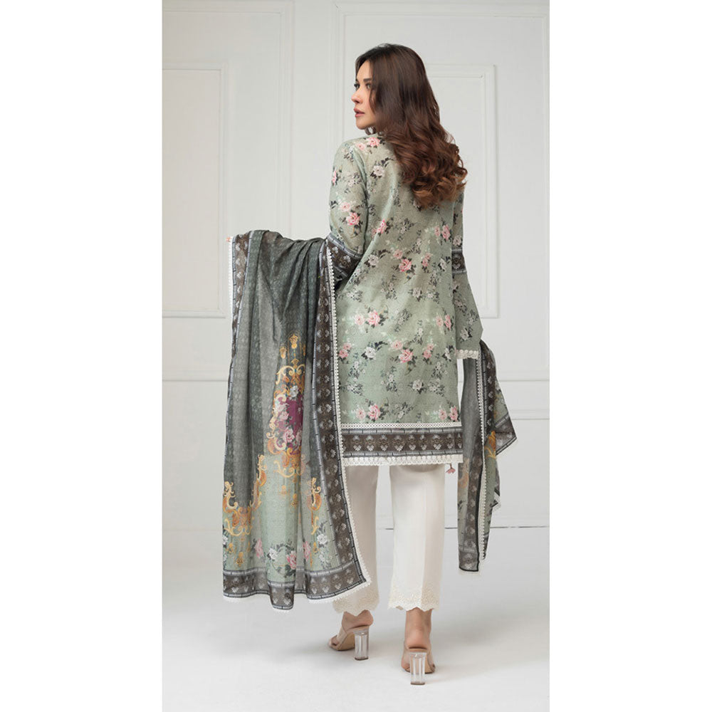 Regalia Printed Lawn 3 Piece Un-Stitched Suit - 01, Women, 3Pcs Shalwar Suit, Regalia Textiles, Chase Value