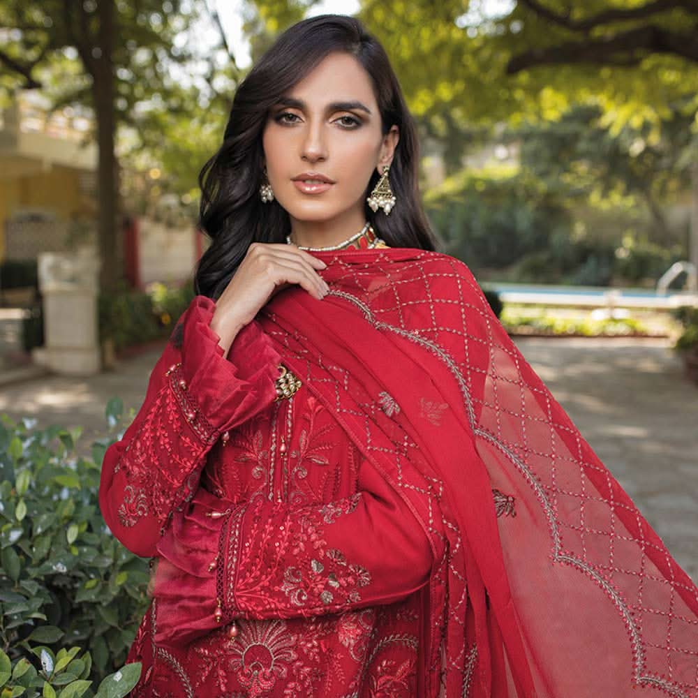 Schick Eman Embroidered Lucxury 3Pcs Unstitched Suit - 1, Women, 3Pcs Shalwar Suit, Schick Creation, Chase Value