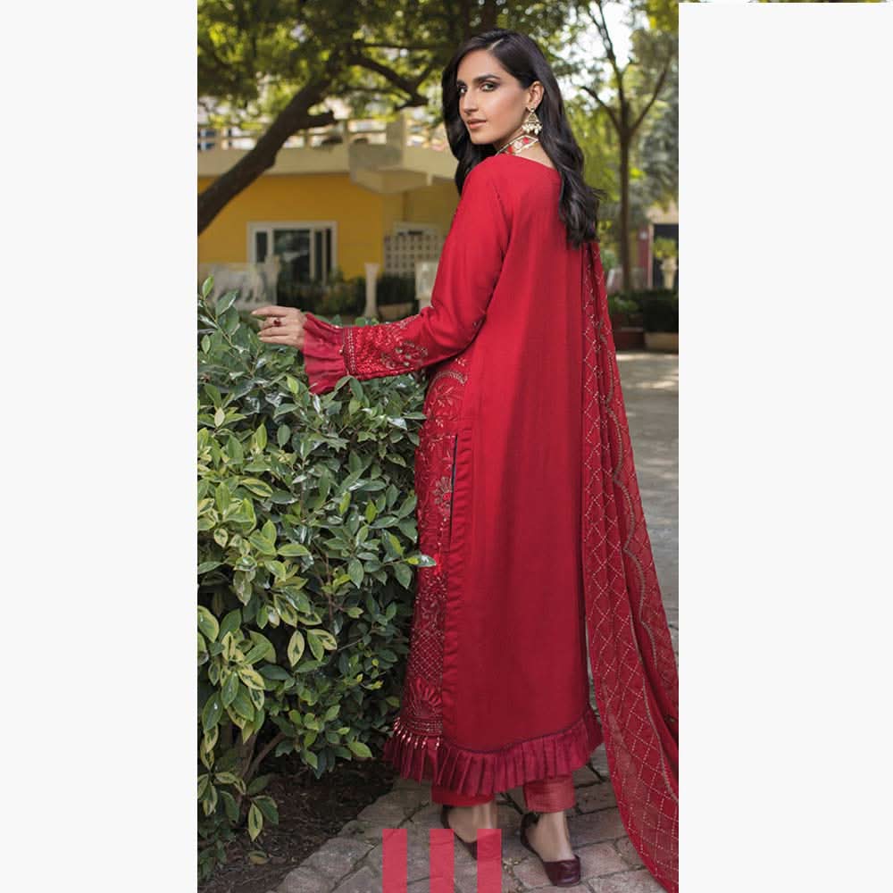 Schick Eman Embroidered Lucxury 3Pcs Unstitched Suit - 1, Women, 3Pcs Shalwar Suit, Schick Creation, Chase Value
