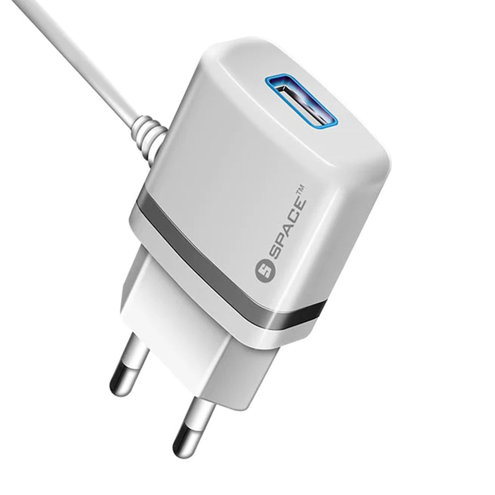 Wall Charger Micro Usb WC- 105 - White, USB Cables, Chase Value, Chase Value