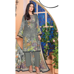 Saqaffat Digital Printed Dhanak 3 Pcs Un-Stitched Suit - 10, Women, 3Pcs Shalwar Suit, Ulfat Textile, Chase Value