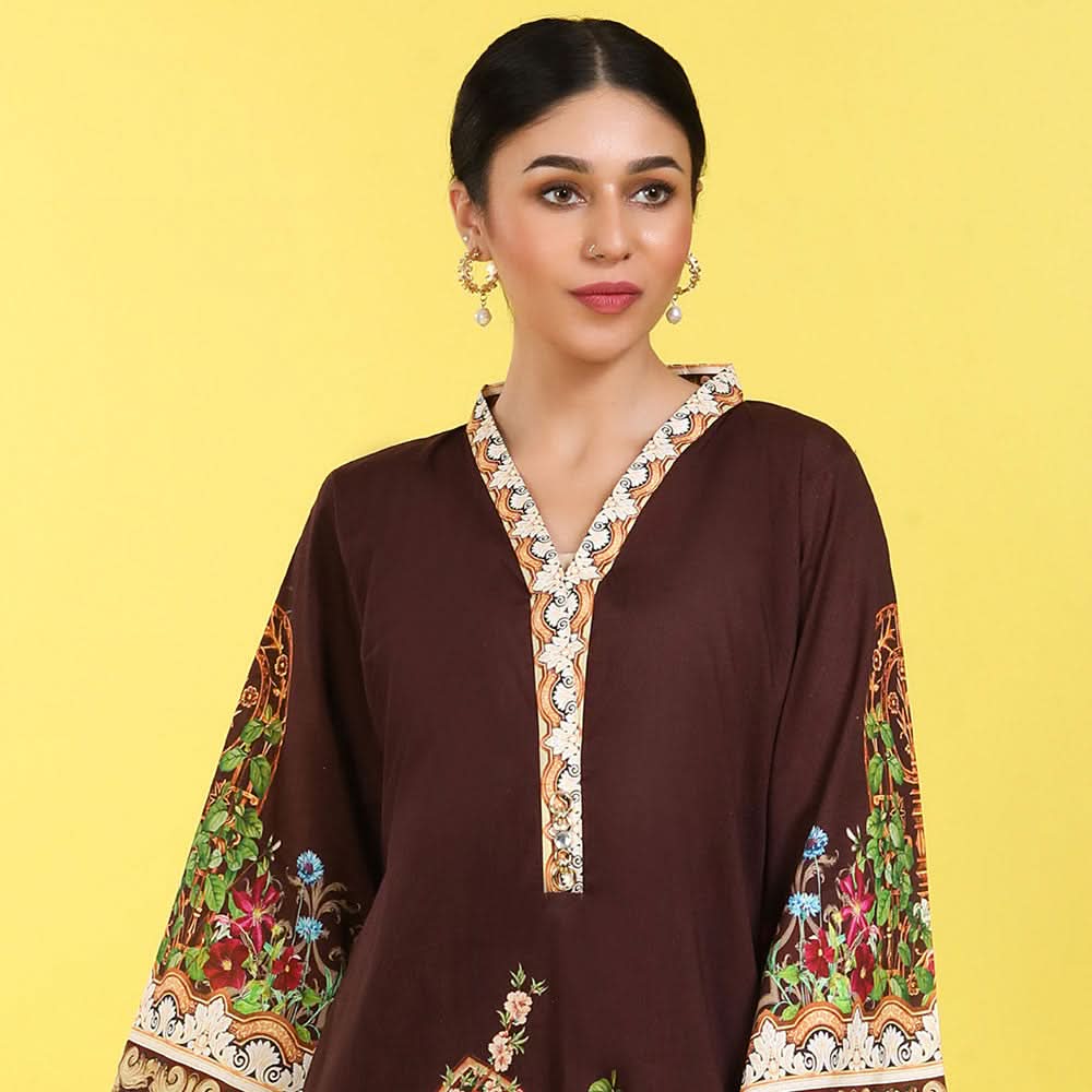 Regalia Tunic Printed Cambric Lawn Unstitched Kurti Vol-03 - (10), Women, Unstitched Kurtis, Regalia Textiles, Chase Value