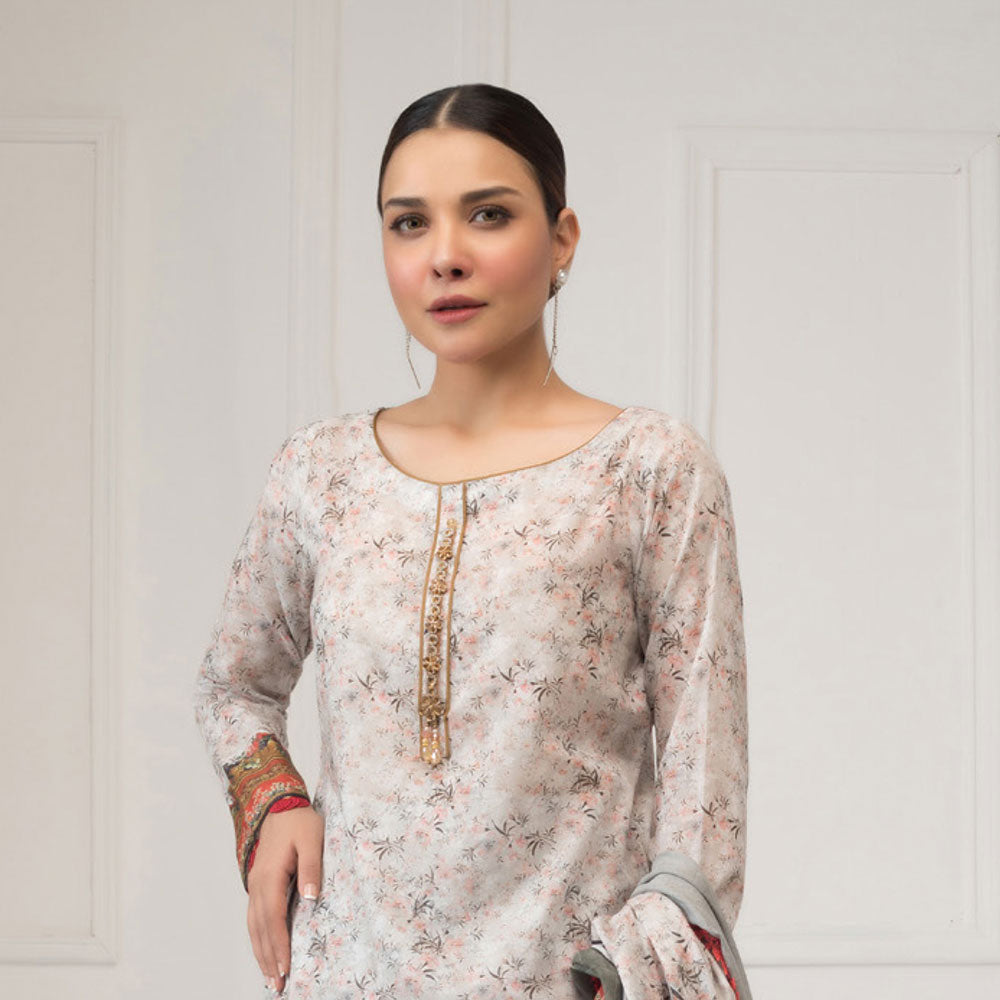 Regalia Printed Lawn 3 Piece Un-Stitched Suit - 10, Women, 3Pcs Shalwar Suit, Regalia Textiles, Chase Value