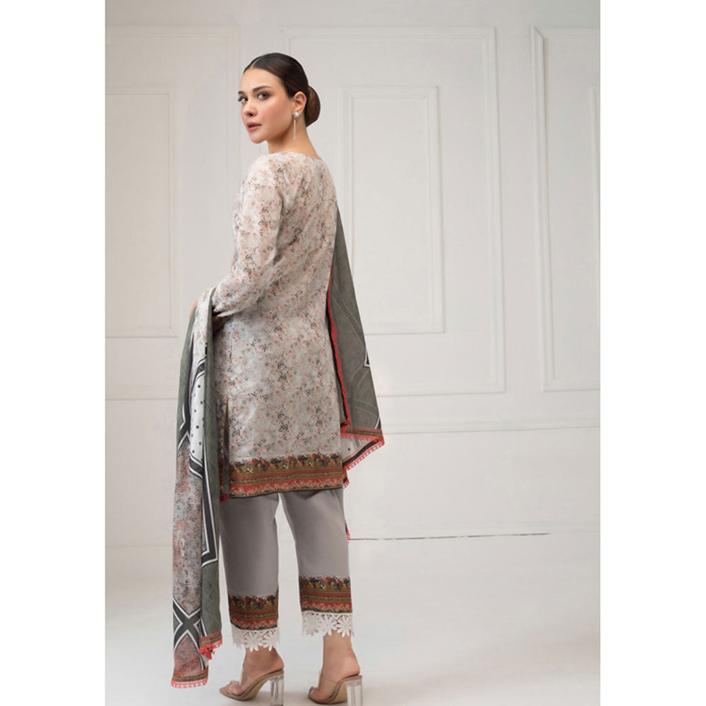 Regalia Printed Lawn 3 Piece Un-Stitched Suit - 10, Women, 3Pcs Shalwar Suit, Regalia Textiles, Chase Value