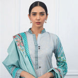 Signature Icon Printed Lawn 3 Piece Un-Stitched Suit Vol 2 - 5 B, Women, 3Pcs Shalwar Suit, ZS Textiles, Chase Value
