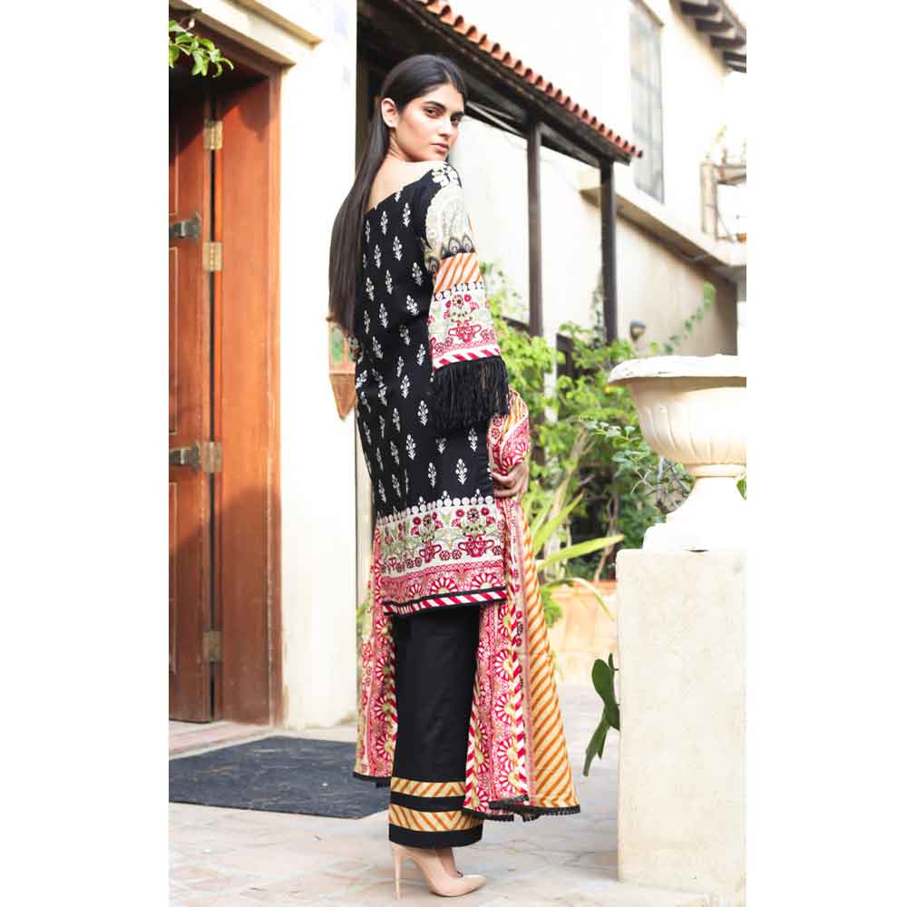 Cotrina Printed Cotton 3 Piece Un-Stitched Suit - 10, Women, 3Pcs Shalwar Suit, Regalia Textiles, Chase Value